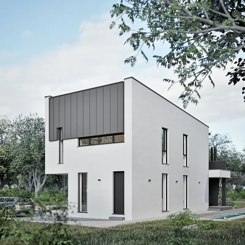 O casă în grădină - Imagine 1