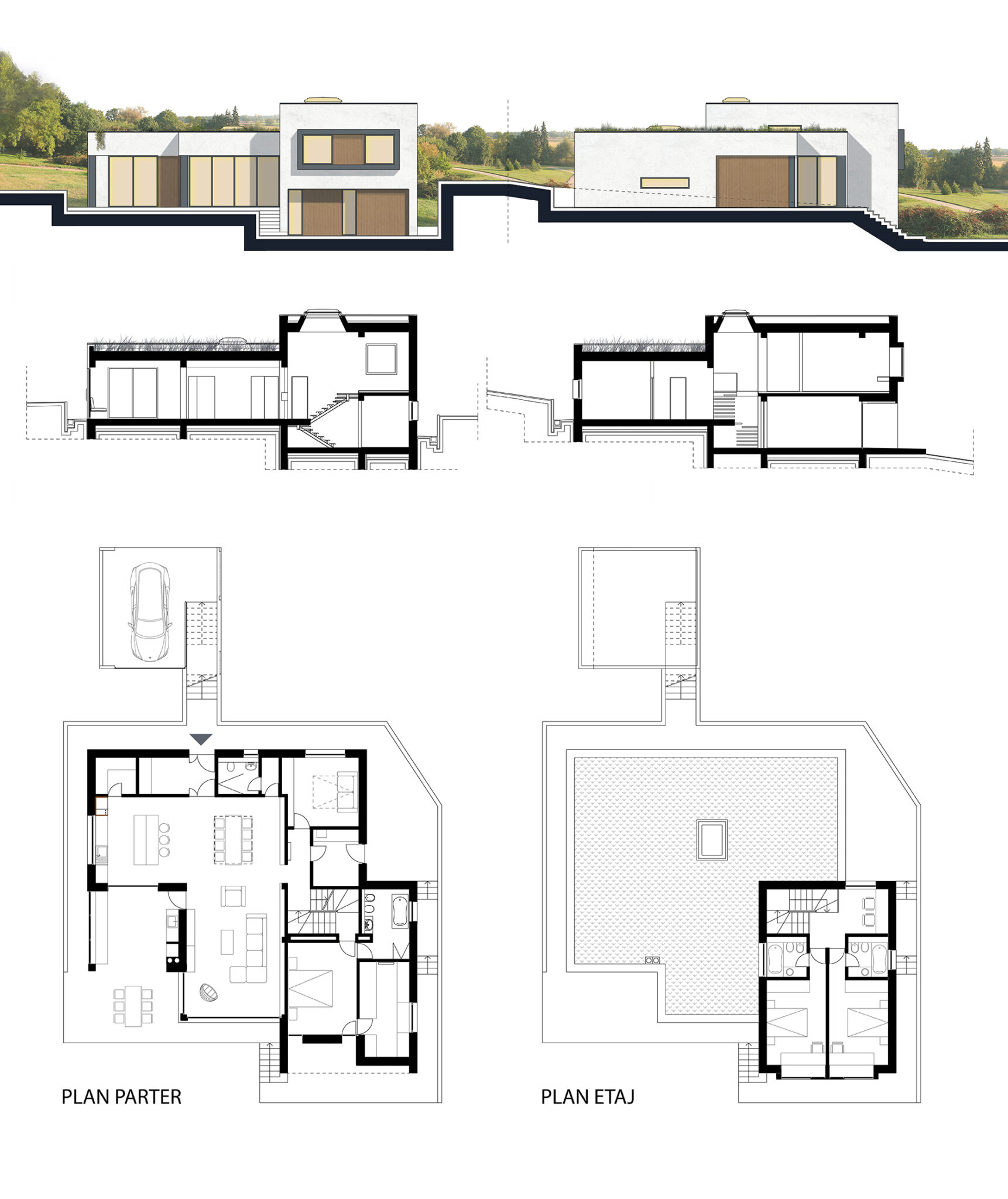 Casa cu beton - Imagine 1